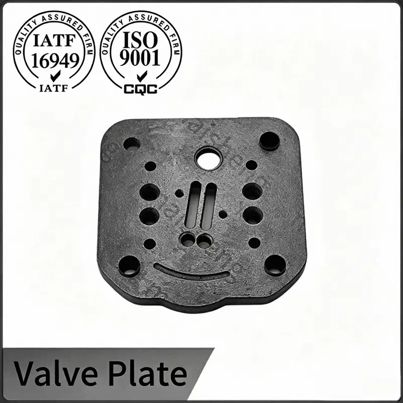 Plaque de soupape en fonte