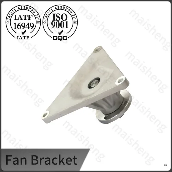 Support de ventilateur de refroidissement de moteur de véhicule commercial